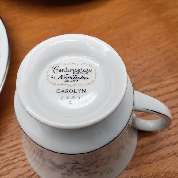 Noritake Carolyn 2693 Fine China Set for 2 – Luncheon, Bread, Cup & Saucer - Picture 5 of 15